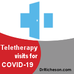 Teletherapy visits for COVID-19